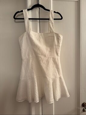 Amanda Uprichard White Mini Dress